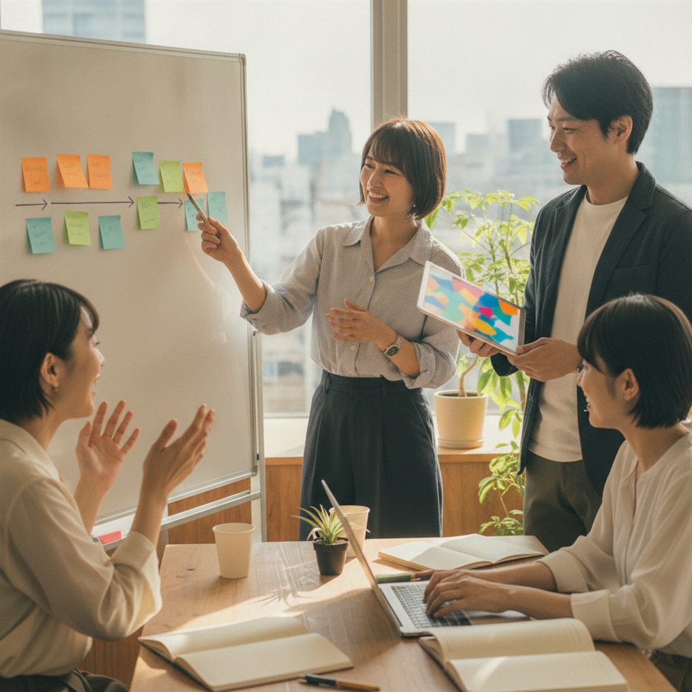 段階的なロードマップを話し合う様子