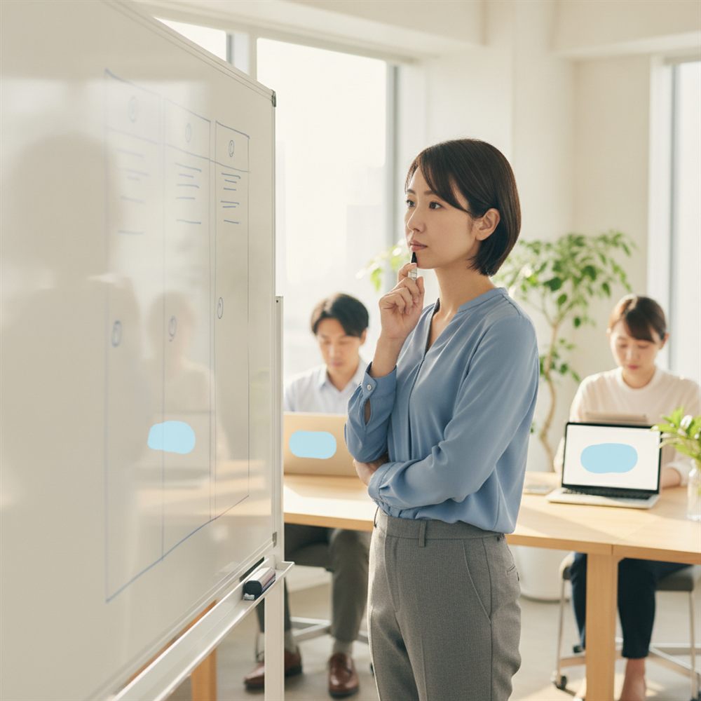用途ごとの使い分けを整理する様子