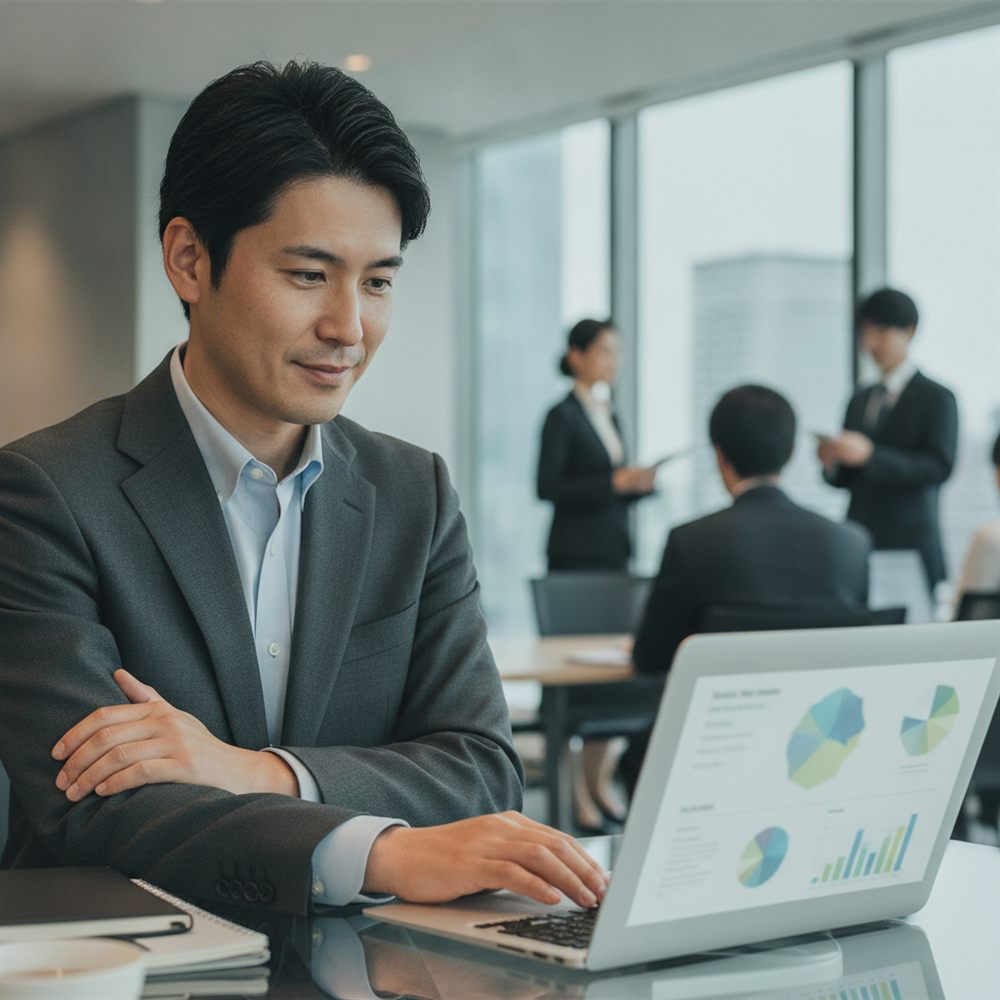 自動生成された提案書を確認するイメージ