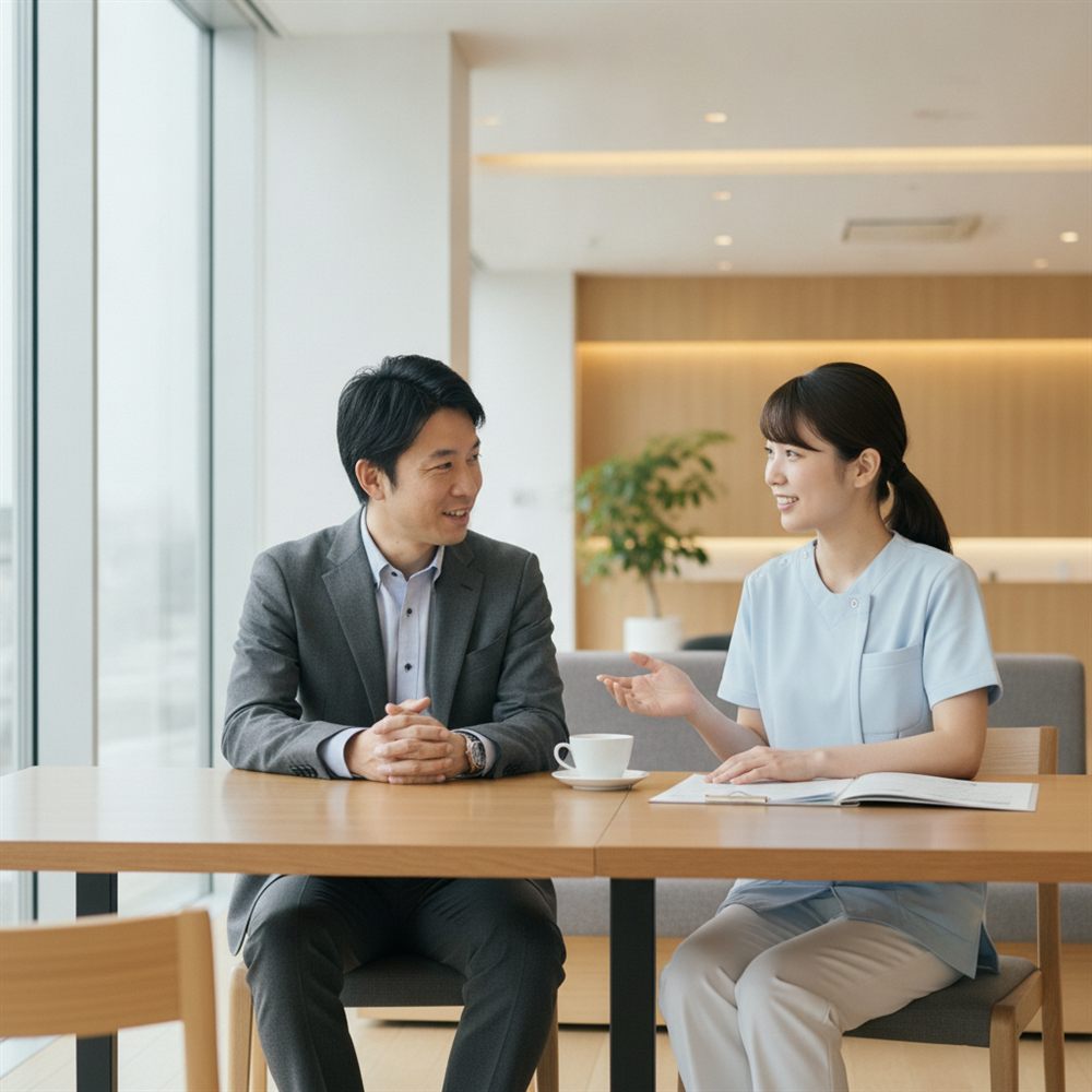 管理者と職員の一対一の面談