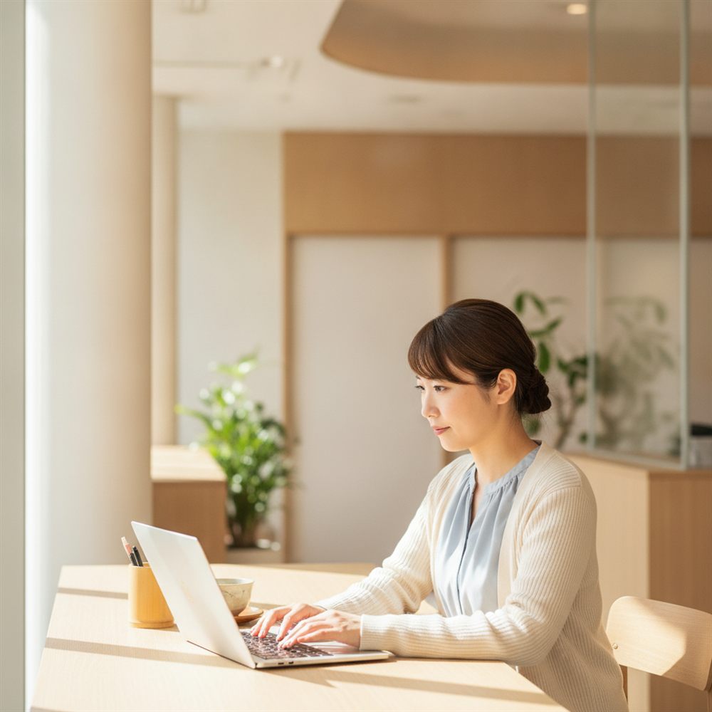 求人文面を作成する採用担当者